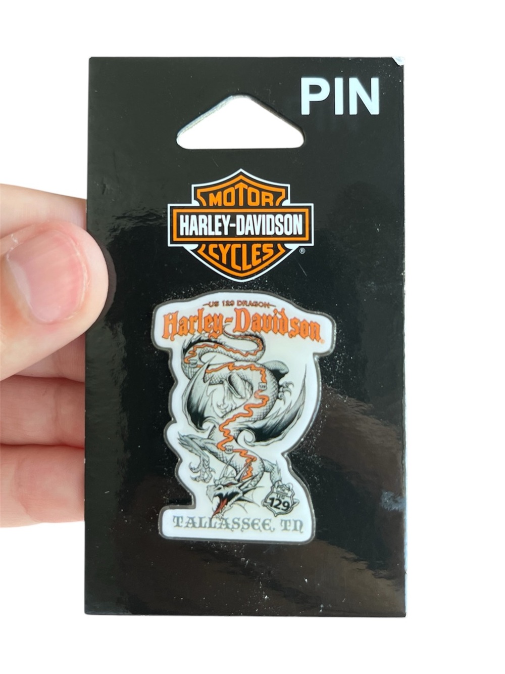 Harley-Davidson Tail of the Dragon 129 Tallassee TN Collector Pin